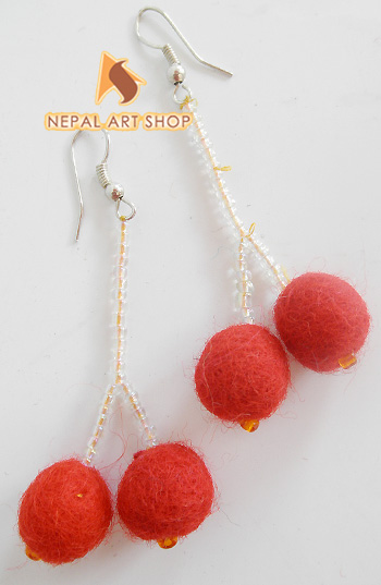 Unique Felt Designs, Felt Crafts, Handmade Crafts, Nepal Art Shop