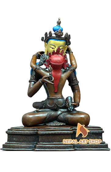 samantabhadra buddha statue, Bodhisattva Statue, Samantabhadra Buddha, Copper Buddha Statue