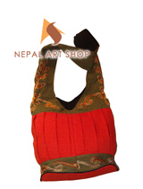 handmade crossbody bag, Nepal cross body bags manufacturer, Hippie Style bags, Nepal cross body bags exporter, cotton sling bags manufacturer