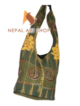 cotton sling bags, cotton sling crossbody bag, cotton sling bags supplier, cotton boho bags made in Nepal, Nepal cotton bags wholesaler