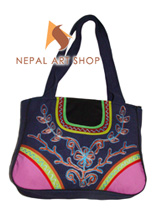 Cotton bag, Crossbody bag, Cotton BOHO Bag, Cross Body Bags, Boho bags, cotton shoulder bag, Nepali fabric bags, Nepali cotton shoulder bag, Nepal bags supplier