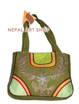 handmade crossbody bag, Nepal cross body bags manufacturer, Hippie Style bags, Nepal cross body bags exporter, cotton sling bags manufacturer