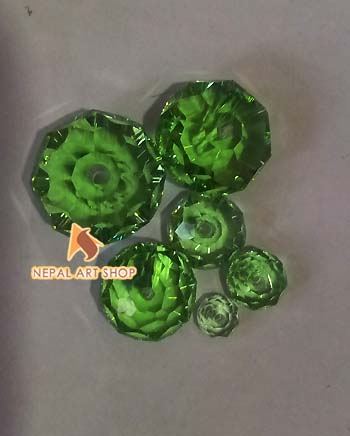 Green glass beads, faceted rondelle beads, glass beads bulk, beads jewels, Faceted Glass Beads, beads 10mm, faceted beads 6mm, faceted beads 8mm