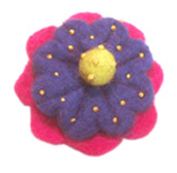 brooches, handmade felt brooches, Felt hair clip, Felt craft brooches, Felt flower brooches