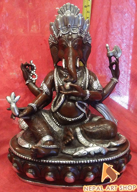 Ganesh Statue, Ganesha statue Crafts, Ganesh statue made in Nepal, 
Ganesh Sculpture, Dancing Ganesha statue, Copper Ganesh Statue, Gold Plated Ganesh statue