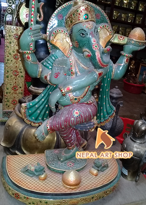 Ganesh Statue, Ganesha statue Crafts, Ganesh statue made in Nepal, 
Ganesh Sculpture, Dancing Ganesha statue, Copper Ganesh Statue, Gold Plated Ganesh statue