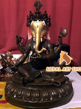 Ganesh Statue, Ganesha statue Crafts, Ganesh statue made in Nepal, 
Ganesh Sculpture, Dancing Ganesha statue, Copper Ganesh Statue, Gold Plated Ganesh statue