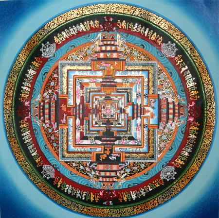 Kalchakra Mandala Thangka, Kalchakra Mandala Painting, buddhist kalachakra mandala, man dala, buddha painting, mandala art