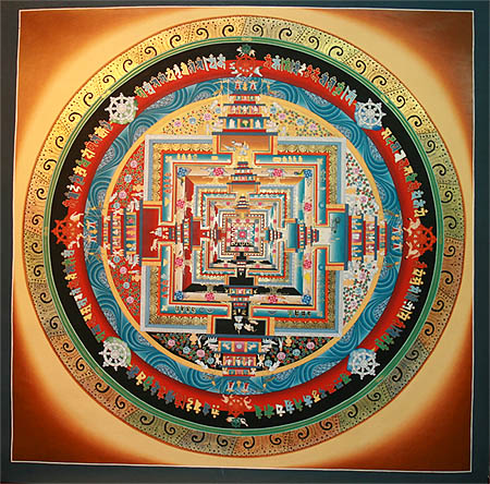 Kalchakra Mandala Thangka, Kalchakra Mandala Painting, buddhist kalachakra mandala, man dala, buddha painting, mandala art
