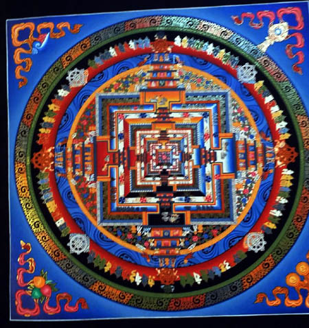 Kalchakra Mandala Thangka, Kalchakra Mandala Painting, buddhist kalachakra mandala, man dala, buddha painting, mandala art