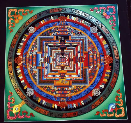 Kalchakra Mandala Thangka, Kalchakra Mandala Painting, buddhist kalachakra mandala, man dala, buddha painting, mandala art