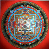 the kalachakra mandala,
kalachakra painting, mandala and buddhism, tibetan thangka mandala
