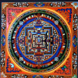 kalachakra empowerment, green mandalas,
buddha painting on wall, tibetan buddhist mandala, spiritual mandala