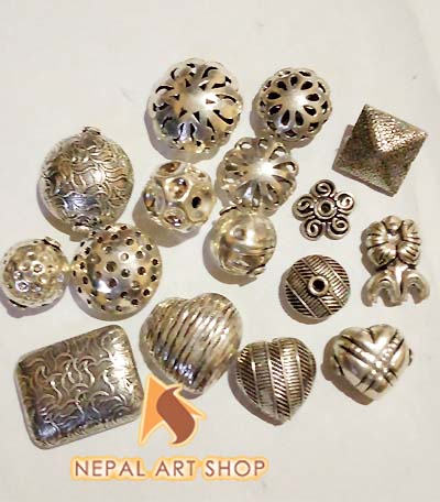 Metal beads for jewelry, handmade metal beads, metal beads and charms, handmade silver beads, solid brass beads, vintage metal beads,
beads for jewelry making