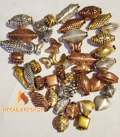 Metal beads for jewelry, handmade metal beads, metal beads and charms, handmade silver beads, solid brass beads, vintage metal beads,
beads for jewelry making