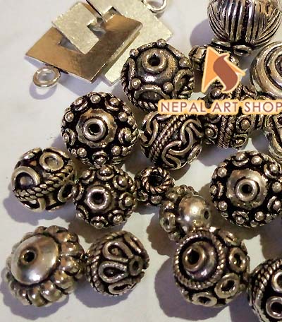 Metal beads for jewelry, handmade metal beads, metal beads and charms, handmade silver beads, solid brass beads, vintage metal beads,
beads for jewelry making