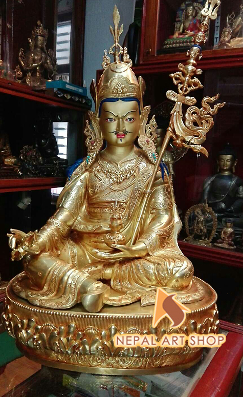 Padmasambhava Statues, Guru Rinpoche Statues, padmasambhava guru rinpoche, Padmasambhava Statue, Made in Nepal, Vajra Guru mantra, Buddhist God Padmasambhava