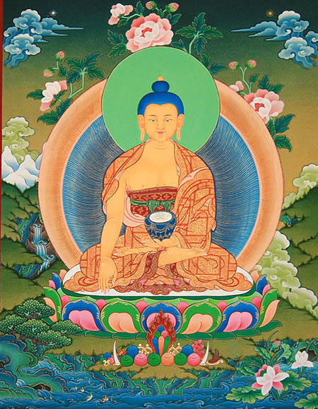 shakyamuni buddha, thangka art, 
shakyamuni thangka painting, hand painted thangka, online craft store