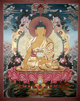 shakyamuni buddhism, tibetan art, thangka painting, buddhist painting