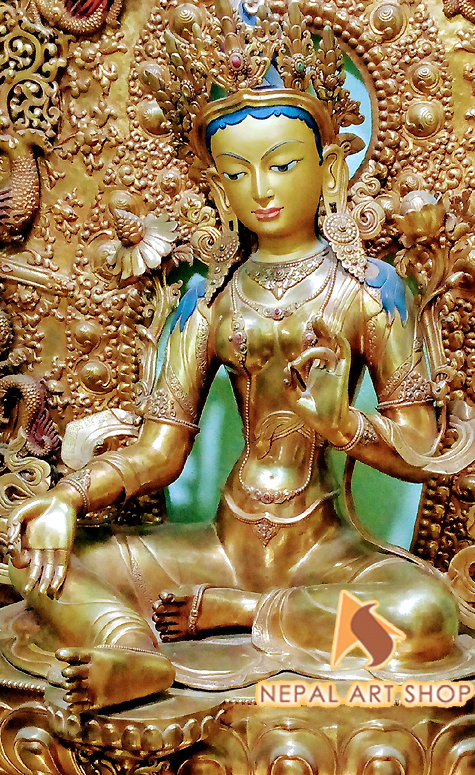 Goddess Tara, White Tara, Green Tara, Tara sculptures, Tara Figure, Tara Statues, Tibetan Tara Statue,  handmade statue in Nepal,
Tara statue in nepal, Statue Wholesale Exporter made in Nepal