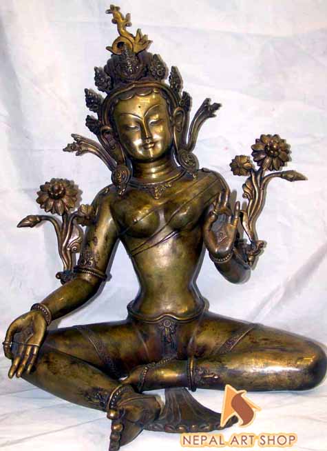 Goddess Tara, White Tara, Green Tara, Tara sculptures, Tara Figure, Tara Statues, Tibetan Tara Statue,  handmade statue in Nepal,
Tara statue in nepal, Statue Wholesale Exporter made in Nepal