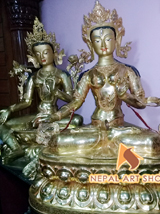 Tara Statue for Sale, Buddhist statue, brass statue, Tara Statue and Symbols, Tara figure, Copper statues, gold statues,
White Tara Statue for Sale, Antique finishing, Garden Statue, Large Tara statue, small Tara Statue,
white Tara statue in Nepal