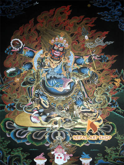 Thangka painting, Buddhist deity painting, Nepal Art Shop, original thangka, traditional artistry
