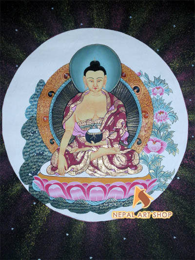 Buddha Thangka Paintings, Thangka Paintings, Nepal Art Shop, Hand-painted Paintings, Buddhist Artwork