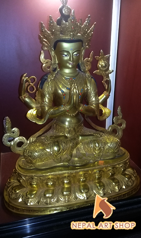 Vajrasattva Statue, Copper Vajrasatwa Statue Made in Nepal, Vajrasattva Sculptures, Vajrasattva Statue wholesale,
Mahayana, Mantrayana, Vajrayana Buddhist, Old bronze Nepali Vajrasattva statue, Vajrasattva Statue retail price