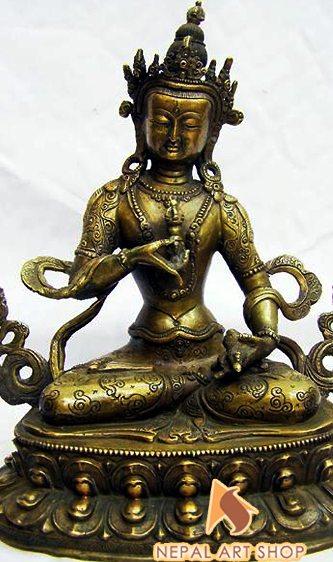 Vajrasattva Statue, Copper Vajrasatwa Statue Made in Nepal, Vajrasattva Sculptures, Vajrasattva Statue wholesale,
Mahayana, Mantrayana, Vajrayana Buddhist, Old bronze Nepali Vajrasattva statue, Vajrasattva Statue retail price