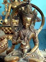 Vajrasattva Statue, Copper Vajrasatwa Statue Made in Nepal, Vajrasattva Sculptures, Vajrasattva Statue wholesale,
Mahayana, Mantrayana, Vajrayana Buddhist, Old bronze Nepali Vajrasattva statue, Vajrasattva Statue retail price