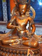 Vajrasattva Statue, Copper Vajrasatwa Statue Made in Nepal, Vajrasattva Sculptures, Vajrasattva Statue wholesale,
Mahayana, Mantrayana, Vajrayana Buddhist, Old bronze Nepali Vajrasattva statue, Vajrasattva Statue retail price