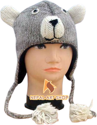 knitted woollen hats, nepali woolen cap, wool clothing from nepal,
monkey cap nepal, woolen cap price in nepal