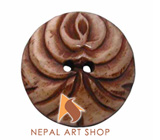 Bone Button, hand carved bone buttons, clothing bone buttons, Nepal clothing buttons,
Kathmandu bone button shops