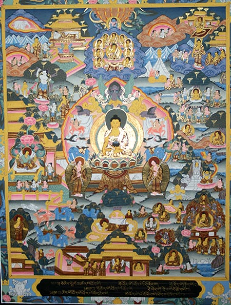 Buddha Life Story, buddha thangka painting, 
thangka arts and crafts store, buddhist thangka, thangka painting nepal