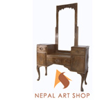 walnut console table, walnut wall mirror, dark walnut console table with drawers