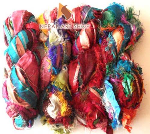 fabric and yarn, knitting wool fabric and yarn, yarn and fabric stock, recycled sari silk yarn, felt wool and yarn, yarn basket, hemp fabric, banana yarn