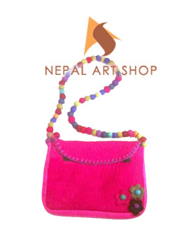 Felted Bag, Felt wool Bag, Tote Bags, Crossbody Bags, felt in nepal, felt and yarn, felt ball, felt industry, Nepal felt products