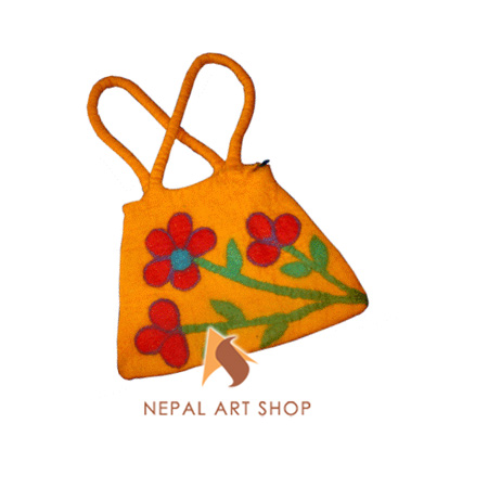 Felted Bag, Felt wool Bag, Tote Bags, Crossbody Bags, felt in nepal, felt and yarn, felt ball, felt industry, Nepal felt products