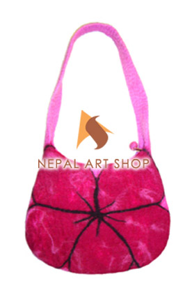 Felted Bag, Felt wool Bag, Tote Bags, Crossbody Bags, felt in nepal, felt and yarn, felt ball, felt industry, Nepal felt products