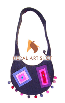 Felted Bag, Felt wool Bag, Tote Bags, Crossbody Bags, felt in nepal, felt and yarn, felt ball, felt industry, Nepal felt products