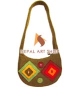 felt craft bags, handmade felt bags, felt in nepal, felt and yarn, felt ball, felt industry, Nepal felt products