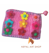 felt purses, felt craft, handbag, purse, Nepal felt purses, felt products