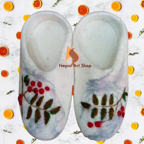Unique Wool Felt Shoes Made in Nepal