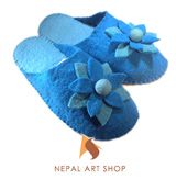 felt shoes, felt products, Nepal felt shoes, Nepal handmade felt shoes