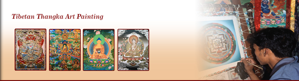 Pancha buddha mandala thangka, buddha mandala, puncha buddha, Thangka art
