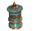 Prayer Wheels, Buddhist Ritual Craft, Tibetan Prayer Wheel
