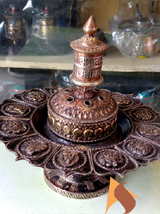 Tibetan Incense burner, 
anitue incense burner, metal incense burner, wooden incense burner