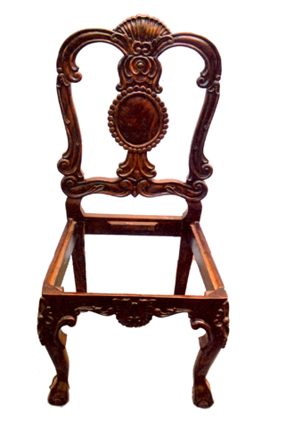 solid walnut chairs, walnut wooden chairs, hand carved walnut chair, dark walnut chairs, walnut dining chairs