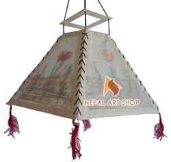 Paper lamp shade, lamp shade wholesale, lokta paper lamp shades